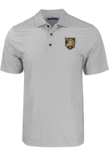 Cutter and Buck Army Black Knights Grey Pike Eco Geo Print Big and Tall Polo
