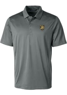 Cutter and Buck Army Black Knights Mens Grey Prospect Short Sleeve Polo