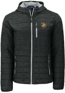 Cutter and Buck Army Black Knights Mens Black Rainier PrimaLoft Hooded Filled Jacket