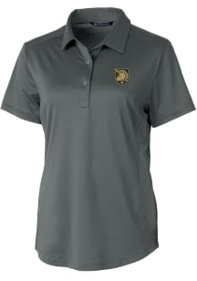 Cutter and Buck Army Black Knights Womens Grey Prospect Short Sleeve Polo Shirt