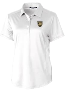 Cutter and Buck Army Black Knights Womens White Prospect Short Sleeve Polo Shirt