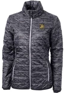 Cutter and Buck Army Black Knights Womens Black Rainier PrimaLoft Printed Filled Jacket