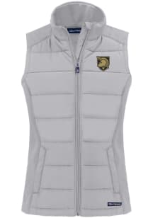 Cutter and Buck Army Black Knights Womens Charcoal Evoke Vest
