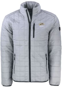 Mens Western Michigan Broncos Grey Cutter and Buck Rainier PrimaLoft Filled Jacket