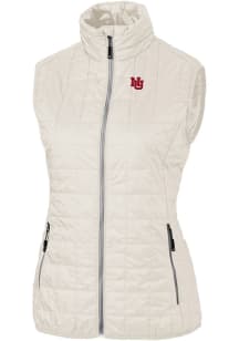 Cutter and Buck Nebraska Cornhuskers Womens White Rainier PrimaLoft Vest