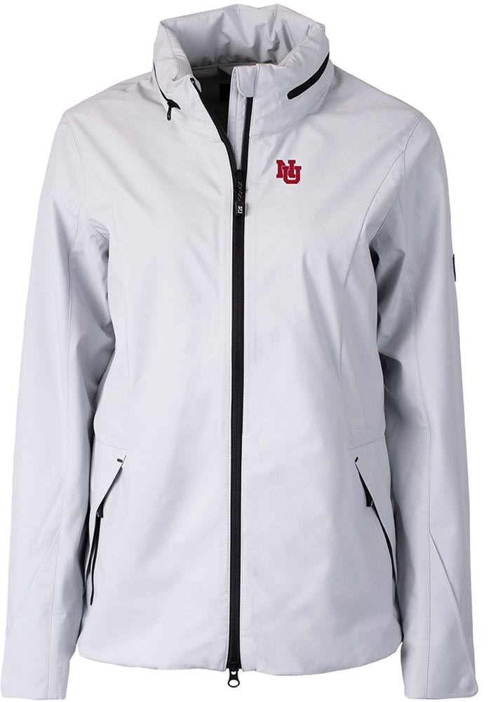 Nebraska Cornhuskers Cutter and Buck Womens GREY Vapor Rain Light Weight Jacket