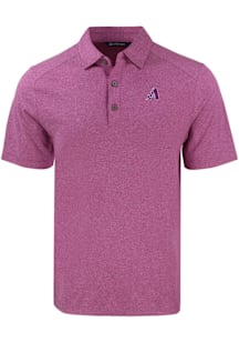Cutter and Buck Arizona Diamondbacks Mens Purple Mono Forge Recycled Short Sleeve Polo