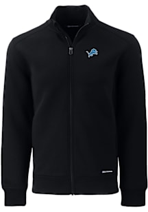 Cutter and Buck Detroit Lions Mens Black Logo Roam Big and Tall Light Weight Jacket