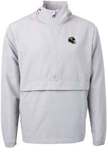 Cutter and Buck Jacksonville Jaguars Mens Grey Helmet Charter Eco Pullover Jackets
