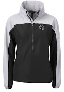Cutter and Buck Jacksonville Jaguars Womens Black Helmet Charter Eco Pullover