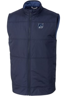 Cutter and Buck New Hampshire Wildcats Mens Navy Blue Stealth Big and Tall Vest