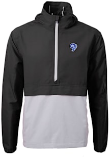 Cutter and Buck Los Angeles Rams Mens Black Historic Charter Eco Pullover Jackets