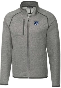 Cutter and Buck New Hampshire Wildcats Mens Grey Mainsail Big and Tall Light Weight Jacket