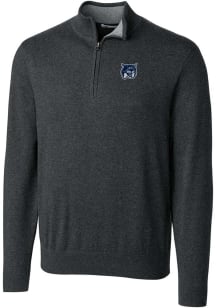 Cutter and Buck New Hampshire Wildcats Mens Charcoal Lakemont Big and Tall 1/4 Zip Pullover