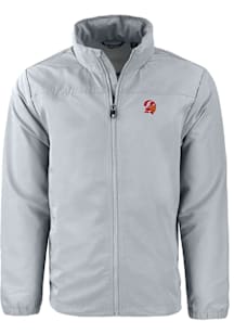 Cutter and Buck Tampa Bay Buccaneers Mens Grey Historic Charter Eco Light Weight Jacket
