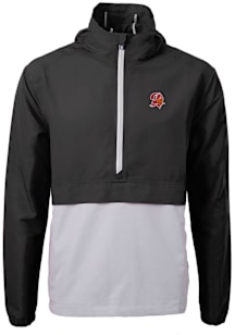 Cutter and Buck Tampa Bay Buccaneers Mens Black Historic Charter Eco Pullover Jackets
