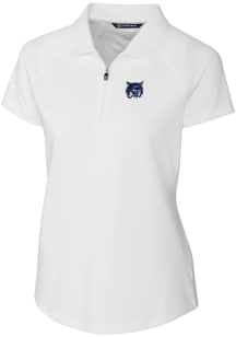 Cutter and Buck New Hampshire Wildcats Womens White Forge Short Sleeve Polo Shirt