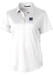 Cutter and Buck New Hampshire Wildcats Womens White Prospect Short Sleeve Polo Shirt