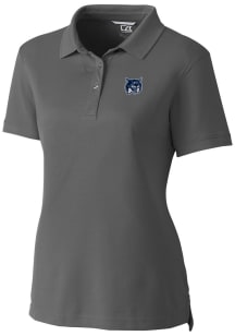 Cutter and Buck New Hampshire Wildcats Womens Grey Advantage Short Sleeve Polo Shirt