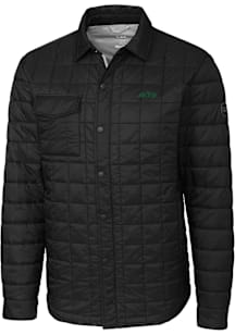Cutter and Buck New York Jets Mens Black Rainier PrimaLoft Outerwear Lined Jacket