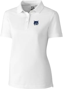 Cutter and Buck New Hampshire Wildcats Womens White Advantage Short Sleeve Polo Shirt