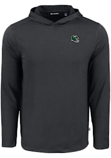 Cutter and Buck New York Jets Mens Black Helmet Coastline Eco Long Sleeve Hoodie