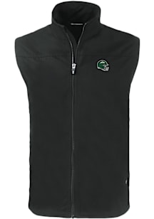Cutter and Buck New York Jets Mens Black Helmet Charter Sleeveless Jacket