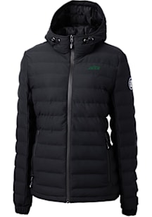 Cutter and Buck New York Jets Womens Black Mission Ridge Repreve Filled Jacket