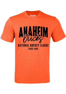 Levelwear Anaheim Ducks Orange Richmond Response Short Sleeve T Shirt