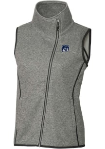 Cutter and Buck New Hampshire Wildcats Womens Grey Vault Mainsail Asymmetrical Vest