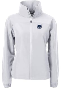 Cutter and Buck New Hampshire Wildcats Womens Grey Charter Eco Light Weight Jacket