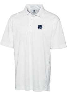 Cutter and Buck New Hampshire Wildcats Mens White Drytec Genre Short Sleeve Polo