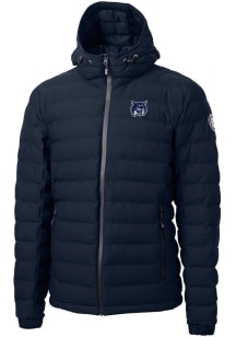 Cutter and Buck New Hampshire Wildcats Mens Navy Blue Mission Ridge Repreve Filled Jacket