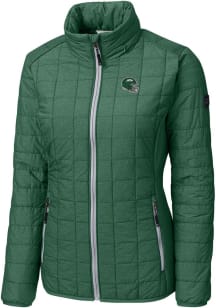 Cutter and Buck New York Jets Womens Green Helmet Rainier PrimaLoft Filled Jacket