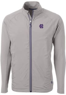 Cutter and Buck Holy Cross Crusaders Mens Grey Adapt Eco Big and Tall Light Weight Jacket