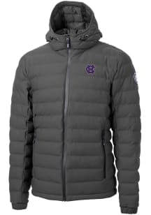 Cutter and Buck Holy Cross Crusaders Mens Grey Mission Ridge Repreve Filled Jacket