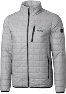 Cutter and Buck Colorado State Rams Mens Grey Rainier PrimaLoft Big and Tall Lined Jacket