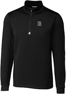 Cutter and Buck Dartmouth Big Green Mens Black Traverse Big and Tall Qtr Zip