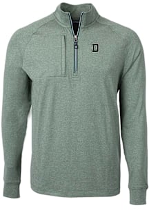 Cutter and Buck Dartmouth Big Green Mens Green Adapt Eco Long Sleeve Qtr Zip Pullover