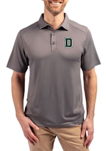Cutter and Buck Dartmouth Big Green Mens Grey Forge Recycled Short Sleeve Polo