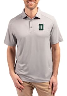 Cutter and Buck Dartmouth Big Green Mens Grey Forge Recycled Short Sleeve Polo