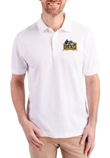 Cutter and Buck Drexel Dragons White Advantage Pique Big and Tall Polo
