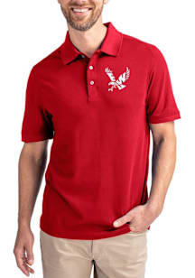 Cutter and Buck Eastern Washington Eagles Cardinal Advantage Pique Big and Tall Polo