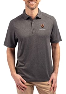 Cutter and Buck Harvard Crimson Black Forge Eco Stretch Big and Tall Polo