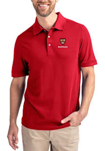 Cutter and Buck Harvard Crimson Cardinal Advantage Pique Big and Tall Polo