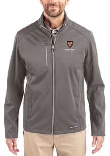 Cutter and Buck Harvard Crimson Mens Grey Evoke Light Weight Jacket