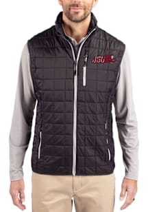 Cutter and Buck Jacksonville State Gamecocks Big and Tall Black Rainier PrimaLoft Mens Vest