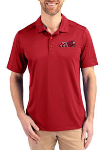 Cutter and Buck Jacksonville State Gamecocks Mens Cardinal Prospect Short Sleeve Polo