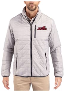 Cutter and Buck Jacksonville State Gamecocks Mens Grey Rainier PrimaLoft Filled Jacket