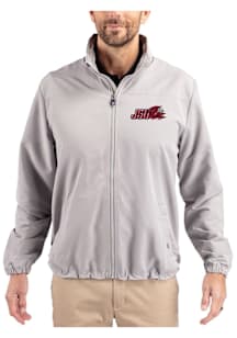 Cutter and Buck Jacksonville State Gamecocks Mens Grey Charter Eco Light Weight Jacket